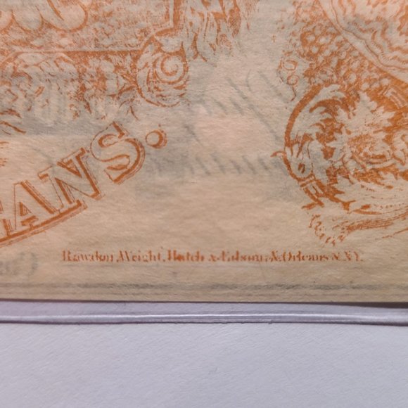 Canal Bank New Orleans $20 Obsolete Banknote From the 1850s - Picture 7 of 7